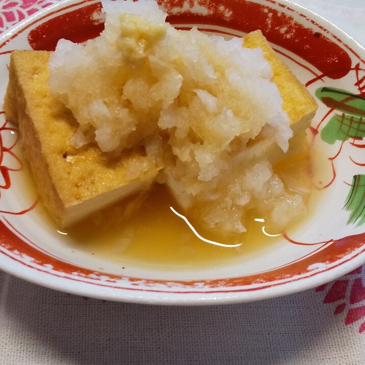 簡単♪厚揚げのレンジ蒸し